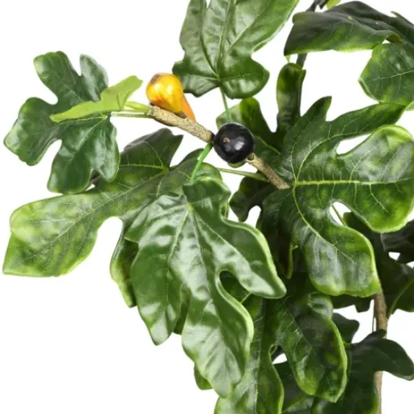 Trees & Topiaries-Kirkland's Home Potted Fig Tree, 7 Ft.