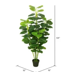 Trees & Topiaries-Kirkland's Home Potted Green Philodendron Tree