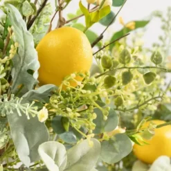 Trees & Topiaries-Kirkland's Home Potted Lemon And Berry Herb Trees, Set Of 2