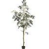 Trees & Topiaries-Kirkland's Home Potted Olive Tree, 7 Ft.