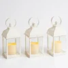Lanterns-Kirkland's Home Pre-Lit Antique Ring Led Lanterns, Set Of 3 White