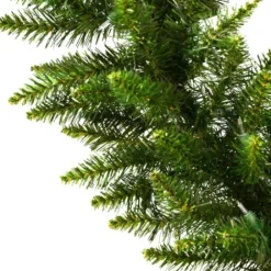 Arrangements & Greenery-Kirkland's Home Pre-Lit Camdon Fir Garland, 50 Ft. Green