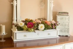 Arrangements & Greenery-Kirkland's Home Pretty Peony Garden Mix Arrangement Pink/Green/Orange/Purple