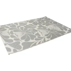 Outdoor Rugs-Kirkland's Home Priya Plaid Indoor/Outdoor Area Rug, 2X7 Gray