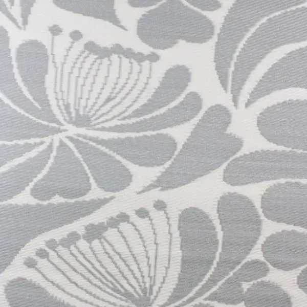 Outdoor Rugs-Kirkland's Home Priya Plaid Indoor/Outdoor Area Rug, 2X7 Gray