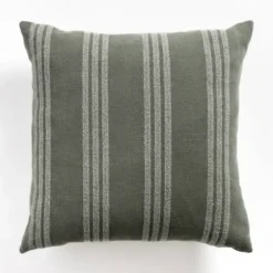 Pillows-Kirkland's Home Providence Stripe Pillow Green