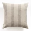 Pillows-Kirkland's Home Providence Stripe Pillow Ivory