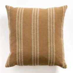 Pillows-Kirkland's Home Providence Stripe Pillow Tan