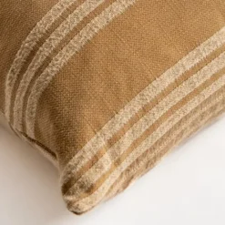 Pillows-Kirkland's Home Providence Stripe Pillow Tan