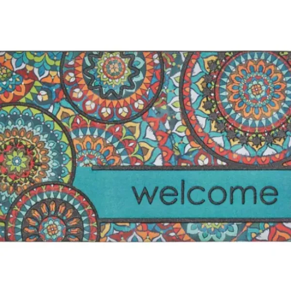Doormats-Kirkland's Home Pumpkin Shaped Coir Doormat Tan