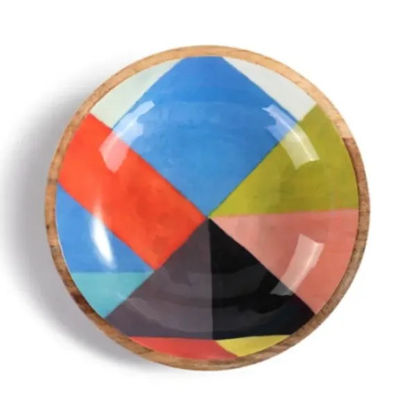 Wall Plaques-Kirkland's Home Pyramid Hanging Bowl Wall Plaque Multi