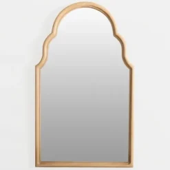 Framed Mirrors-Kirkland's Home Quatrefoil Arch Wood Framed Mirror