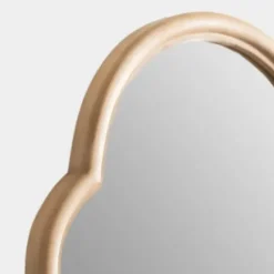 Framed Mirrors-Kirkland's Home Quatrefoil Arch Wood Framed Mirror