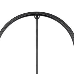 Clocks-Kirkland's Home Quatrefoil Iron Cut-Out Wall Clock Black