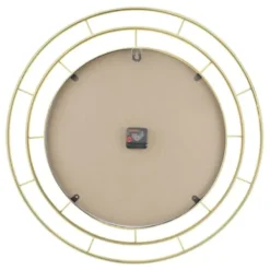 Clocks-Kirkland's Home Radial Wire Metal Wall Clock Gold