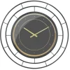 Clocks-Kirkland's Home Radial Wire Metal Wall Clock Black