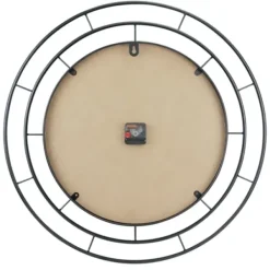 Clocks-Kirkland's Home Radial Wire Metal Wall Clock Black