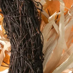 Wreaths-Kirkland's Home Raffia Corn Husk Maple Harvest Wreath Ivory/Orange