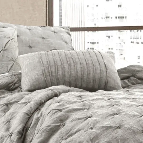 Comforters-Kirkland's Home Ravello 5-Pc. Full/Queen Comforter Set Gray