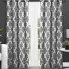 Curtains & Drapes-Kirkland's Home Ravello Pintuck Curtain Panel, 84 In. Gray
