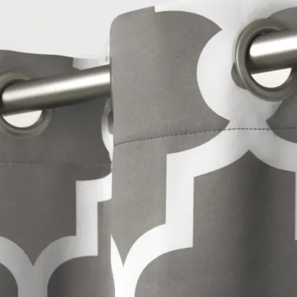 Curtains & Drapes-Kirkland's Home Ravello Pintuck Curtain Panel, 84 In. Gray