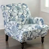 Accent Chairs-Kirkland's Home Rebecca Tufted Accent Chair Blue