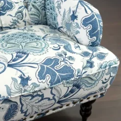 Accent Chairs-Kirkland's Home Rebecca Tufted Accent Chair Blue
