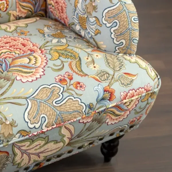 Accent Chairs-Kirkland's Home Rebecca Tufted Accent Chair Green