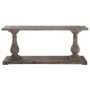Console Tables-Kirkland's Home Reclaimed Pine Caroline Console Table Brown