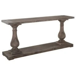 Console Tables-Kirkland's Home Reclaimed Pine Caroline Console Table Brown