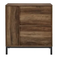 Cabinets & Sideboards-Kirkland's Home Reclaimed Wood Industrial Bar Cabinet Brown