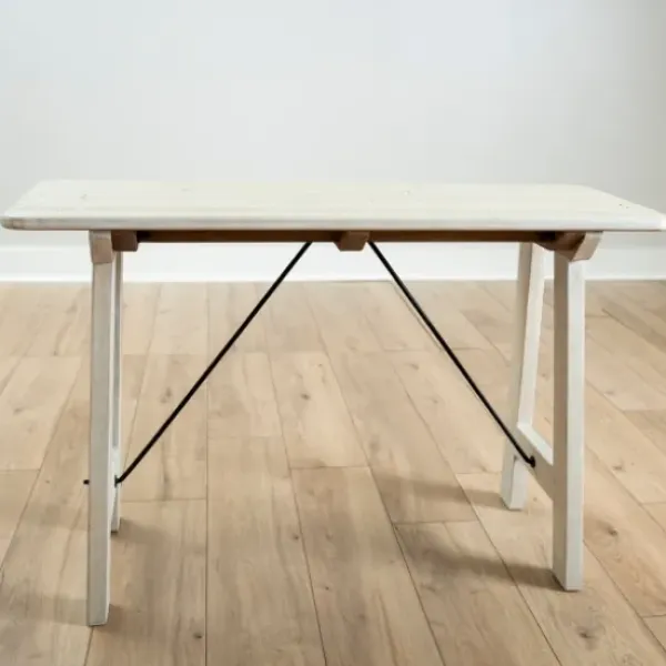 Console Tables-Kirkland's Home Reclaimed Wood Valetta Console Table Ivory