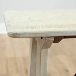 Console Tables-Kirkland's Home Reclaimed Wood Valetta Console Table Ivory