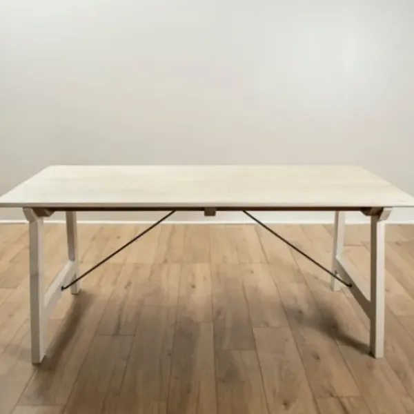 Dining Tables-Kirkland's Home Reclaimed Wood Valetta Dining Table Tan