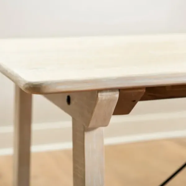 Dining Tables-Kirkland's Home Reclaimed Wood Valetta Dining Table Tan