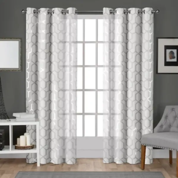 Curtains & Drapes-Kirkland's Home Red And White Farmhouse Stripe Valance White/Red