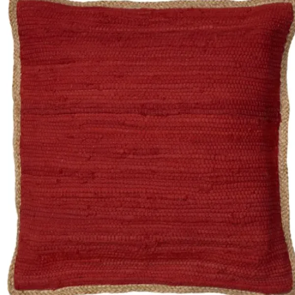 Pillows-Kirkland's Home Red Cardinal Riley Pillow Red/Tan