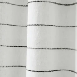 Curtains & Drapes-Kirkland's Home Red Farmhouse Stripe Curtain Panels, Set Of 2 White/Red