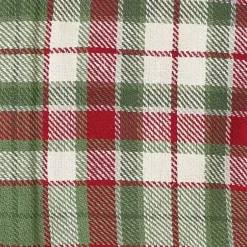 Blankets & Throws-Kirkland's Home Red Green White Plaid Christmas Throw Blanket Red/Green