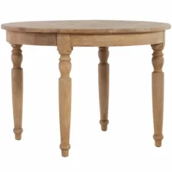 Dining Tables-Kirkland's Home Reese Round Natural Dining Table