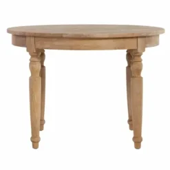 Dining Tables-Kirkland's Home Reese Round Natural Dining Table