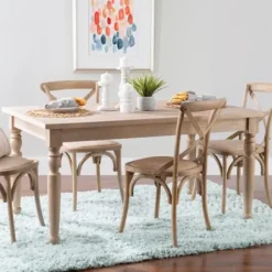 Dining Tables-Kirkland's Home Reese Turned Leg Dining Table