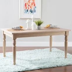 Dining Tables-Kirkland's Home Reese Turned Leg Dining Table