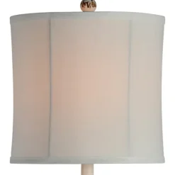 Buffet Lamps-Kirkland's Home Resin Distressed Spindle Buffet Lamp White