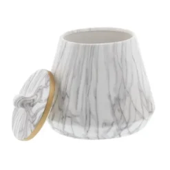 Decorative Bowls & Jars-Kirkland's Home Resin Feather Bowl White