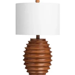 Table Lamps-Kirkland's Home Resin Honeycomb Table Lamp Brown