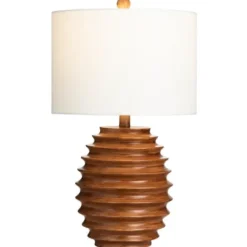 Table Lamps-Kirkland's Home Resin Honeycomb Table Lamp Brown