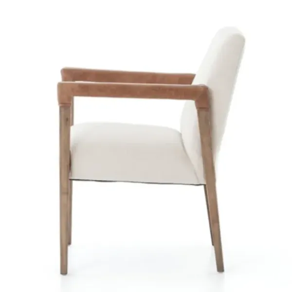 Dining Chairs-Kirkland's Home Reuben Harbor Natural Dining Chair Ivory