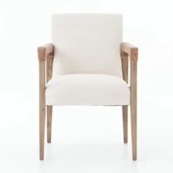 Dining Chairs-Kirkland's Home Reuben Harbor Natural Dining Chair Ivory