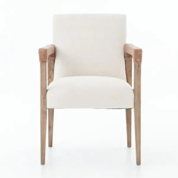 Dining Chairs-Kirkland's Home Reuben Harbor Natural Dining Chair Ivory